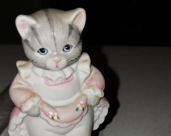 Vintage Kitty Cucumber With Tag Figurine Excellent Condition - Etsy