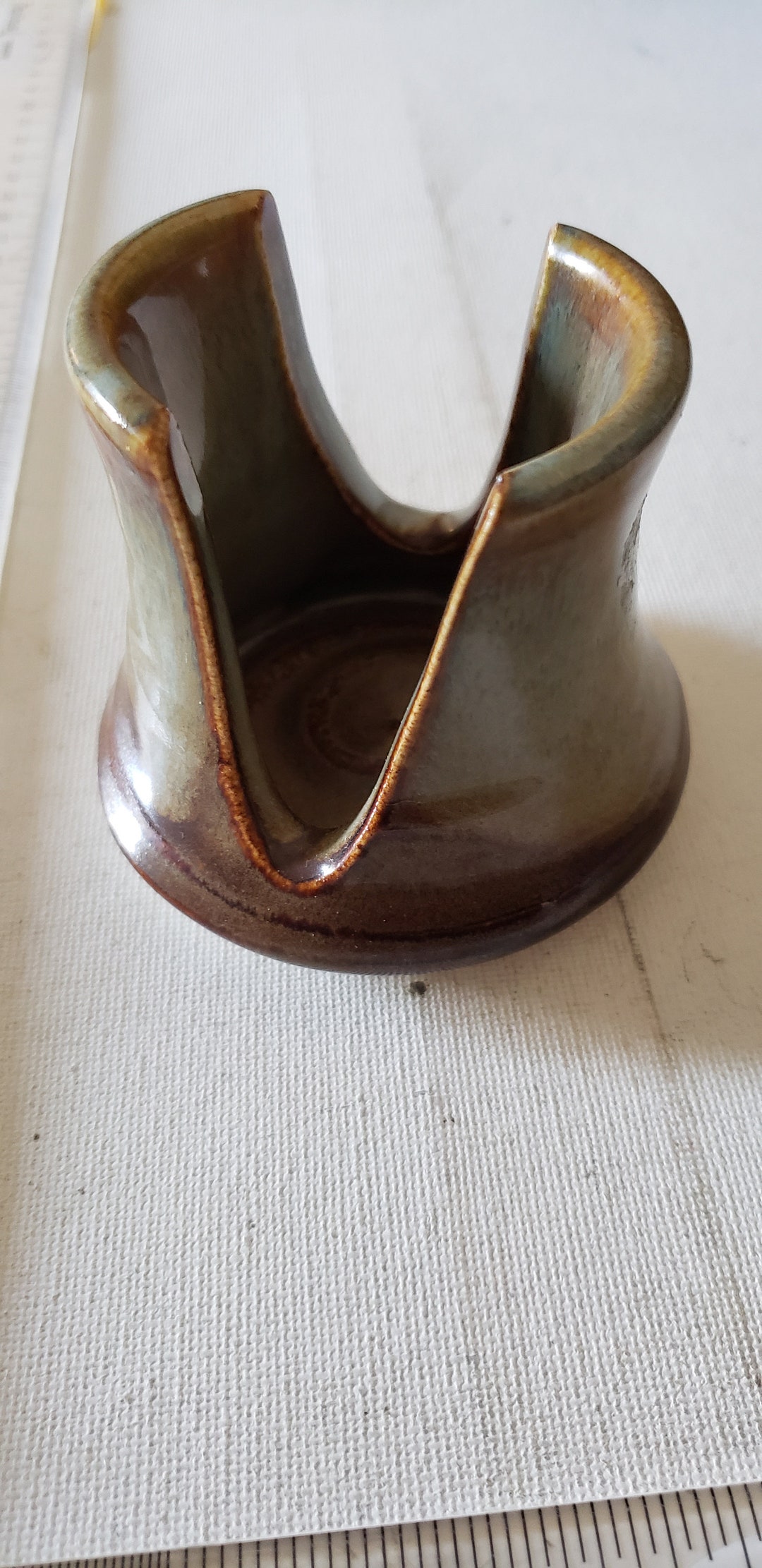 Hand Made Ceramic Pottery Napkin Holder Marked Excellent Condition - Etsy