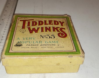 Vintage board game Tiddledy Winks game good condition