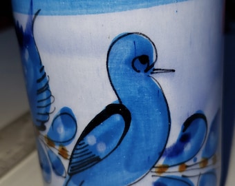 Mexican art coffee cup ceramic excellent condition