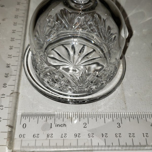Crystal Butter Dish Etsy