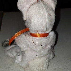 Anna Lee doll Child in bunny suit with bag Halloween decor good condition image 3