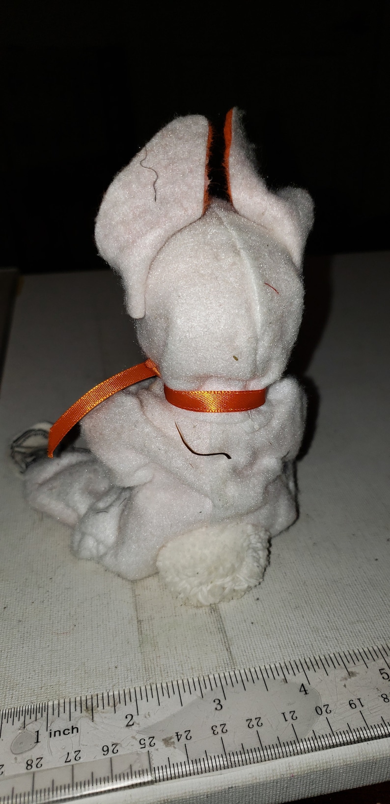 Anna Lee doll Child in bunny suit with bag Halloween decor good condition image 3