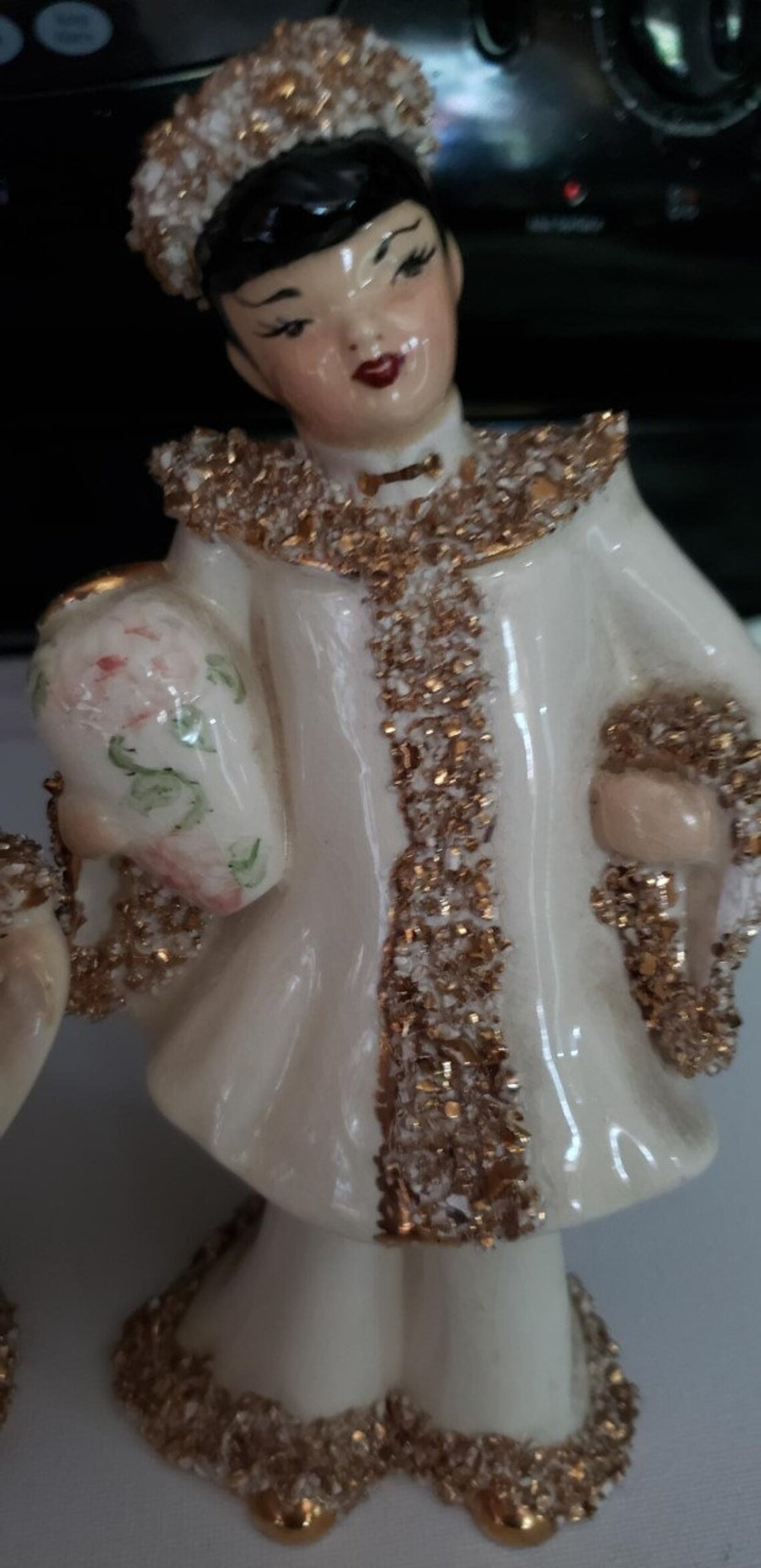 Vintage Oriental Figurines Good Condition Some Wear Etsy