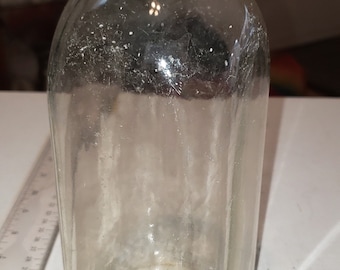 Vintage clear milk bottle excellent condition