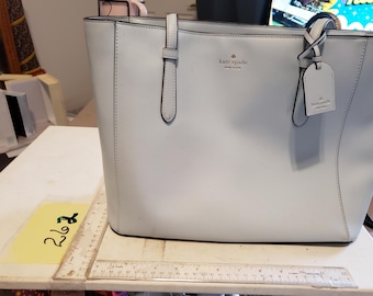 Kate Spade blue bucket purse bag excellent condition marked.