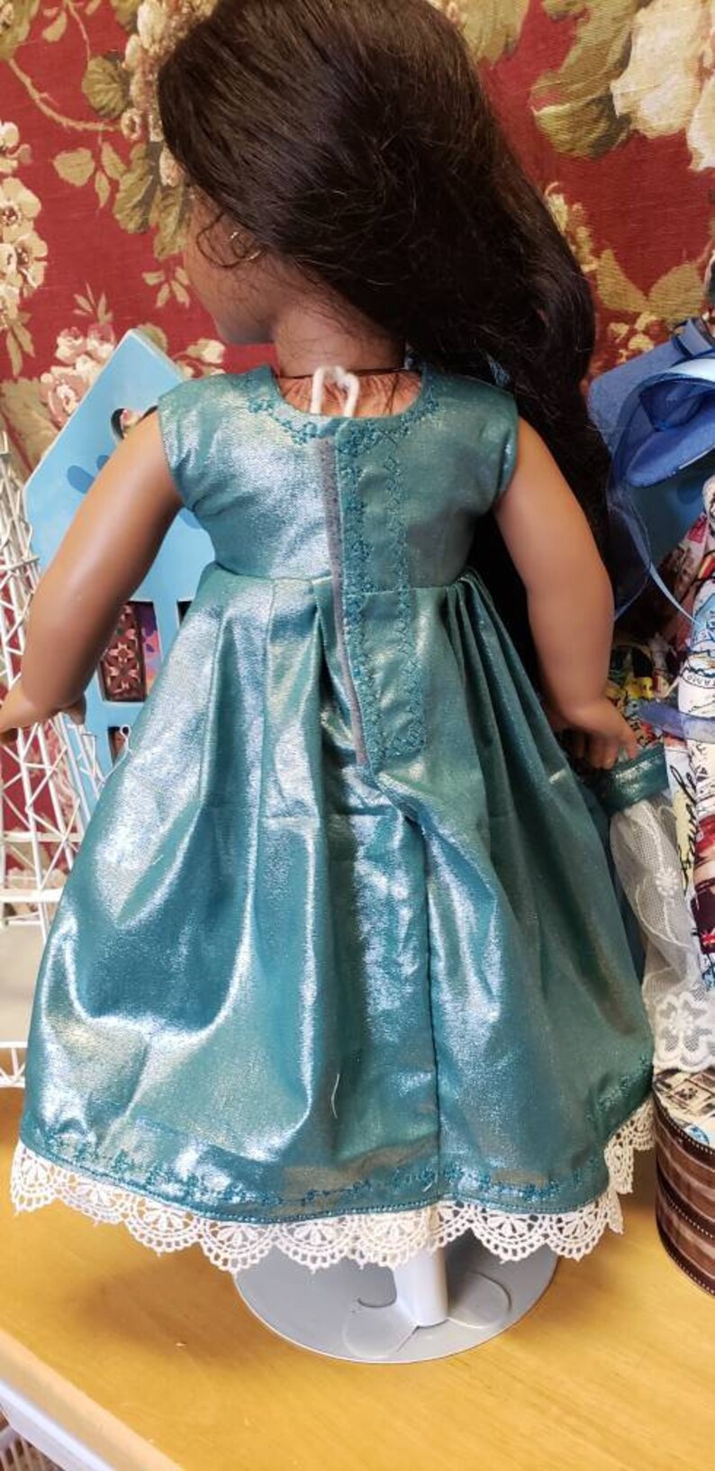 18 in Doll Clothes Dress and Jacket Suitcase Hat Traveling Etsy