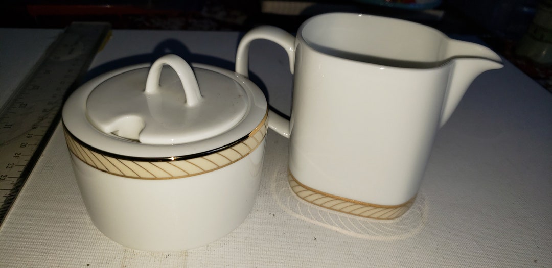 Ceramic Mary Kay Sugar and Creamer Golden Anniv. Excellent Condition Etsy