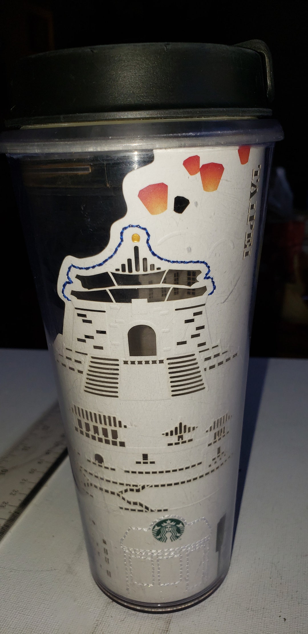 Starbucks Plastic Tumbler Taipei Excellent Condition Etsy