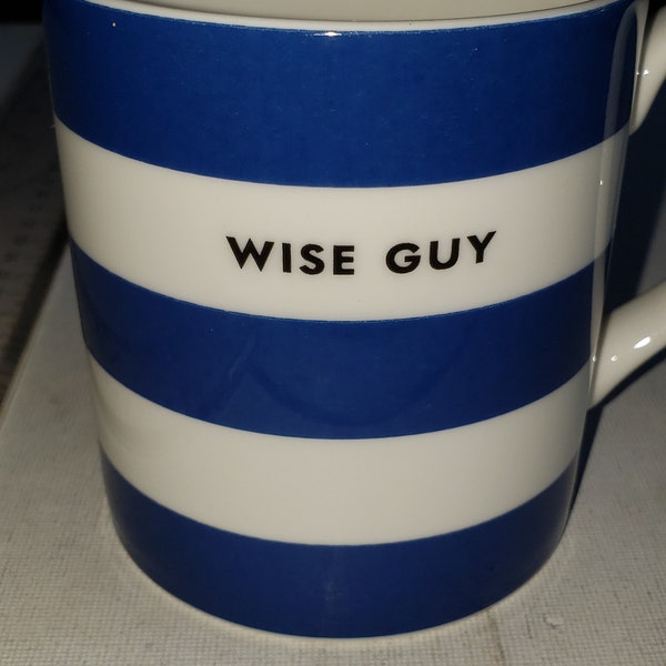 Lenox Kate Spade coffee cup Wise Guy excellent condition