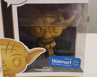 Star Wars Funko pop gold Yoda excellent condition original box