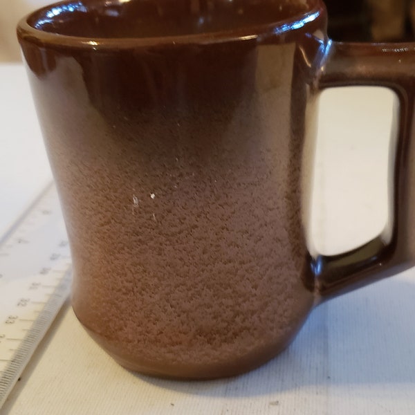 Vintage brown Frankoma coffee mug excellent condition