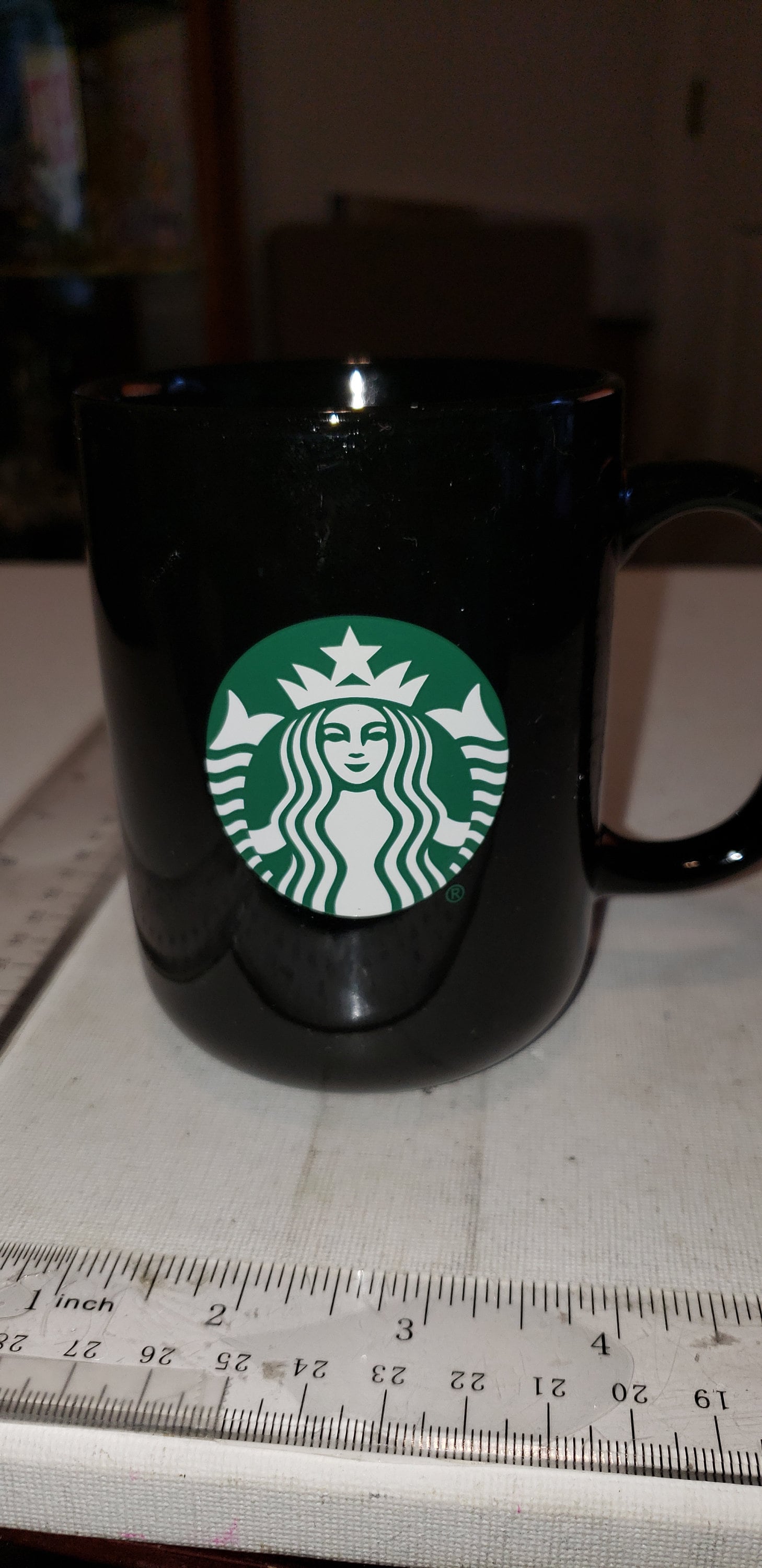 Starbucks Black Coffee Mug Excellent Condition - Etsy