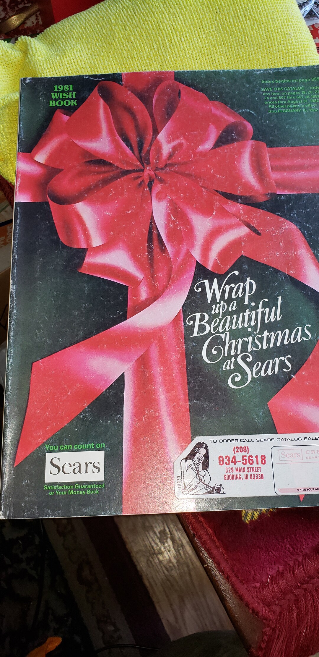 1981 Sears Christmas Wish Book Catalog Excellent Condition Etsy