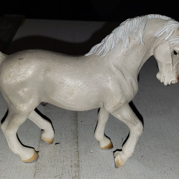 Schieich Lipizzaner grey white stallion plastic horse excellent condition