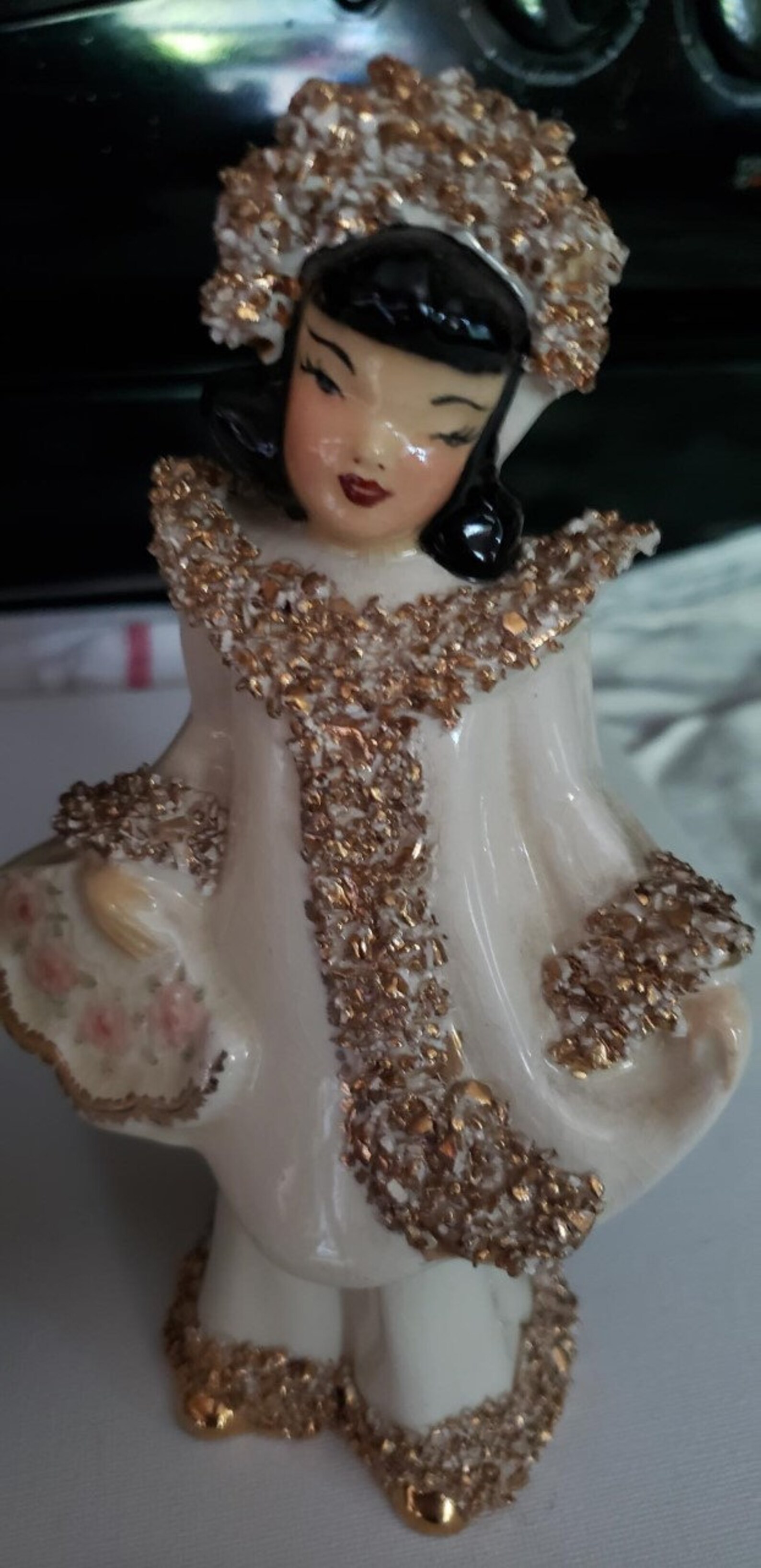 Vintage Oriental Figurines Good Condition Some Wear Etsy