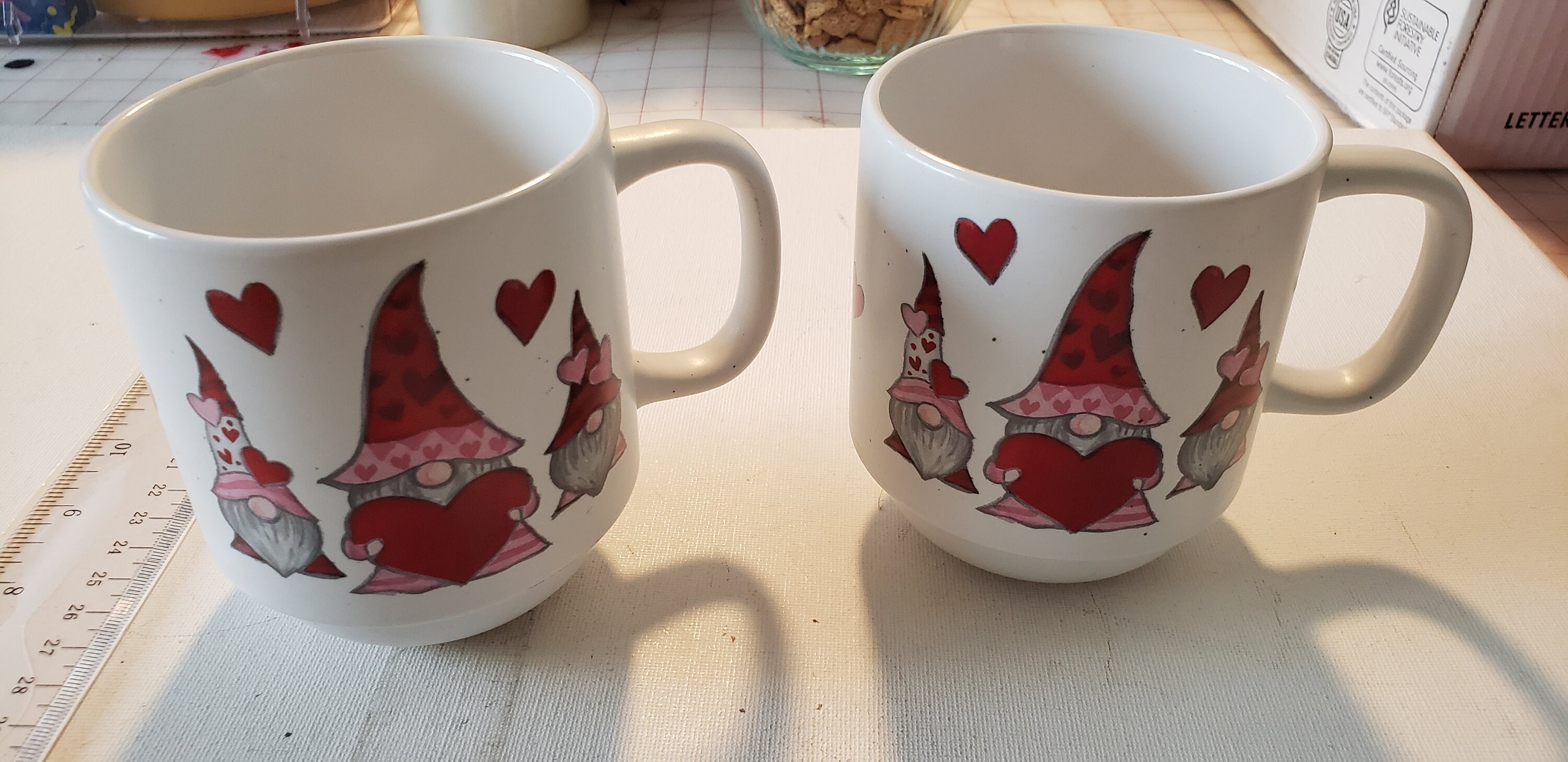 Belle Maison Mug Set of 2 His & Hers Coffee Mugs Anniversary or Valentines  Gift