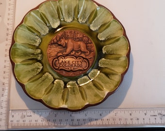 Vintage Treasure Craft trinket or serving dish excellent condition