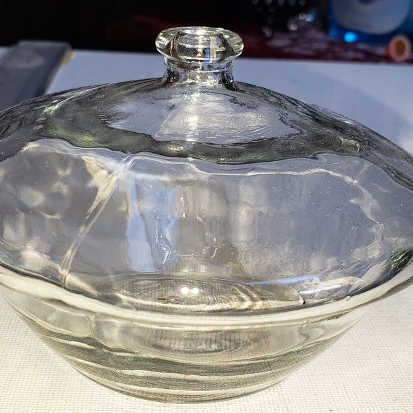 Clear glass oil burner #43 excellent condition