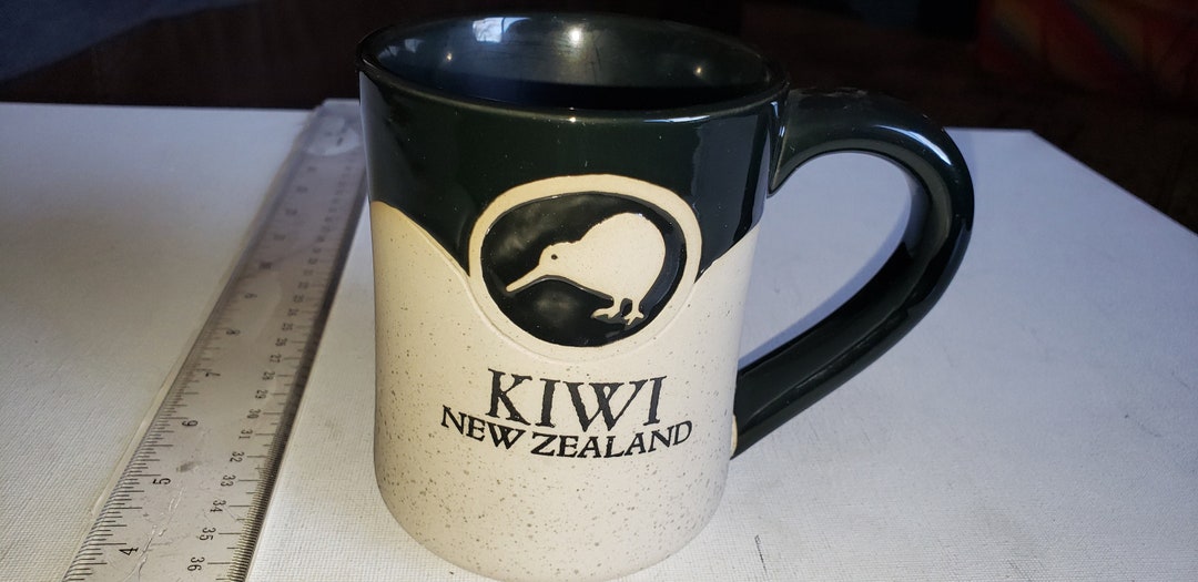 Art Pottery New Zealand Kiwi Coffee Mug Excellent Condition Etsy
