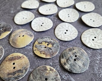 34,5 mm grote agoya-schaal Knoppen gecoat en laserontwerp 1 en 3/8"