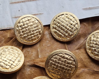 15mm & 22mm Matt Gold matching Suit  Buttons (Lightweight)