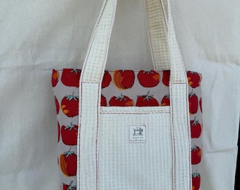 Structured Trader Joe’s-Inspired Tote Bag Farmer's Market Produce Bag
