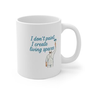 Creative Artisan Ceramic Mug with Inspirational Quote for Artists and Home Decor Enthusiasts, Christmas gift