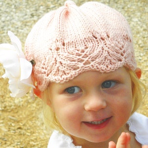 One Skein Gracie Hat PDF PATTERN-for Babies, Children, Adults, Chemo Hats