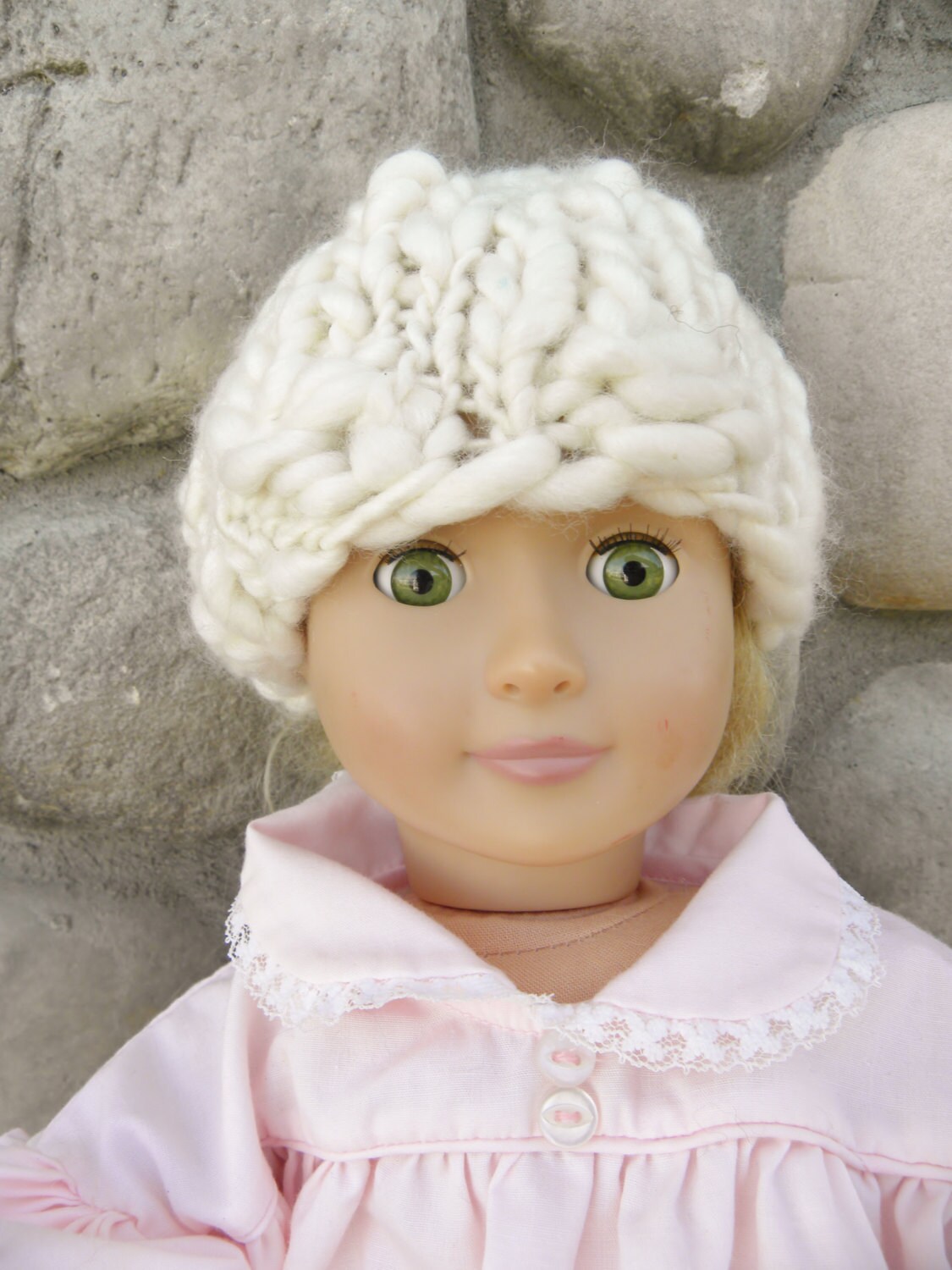 American Girl Doll Hat Patternin Your Handspun Yarn Also Etsy