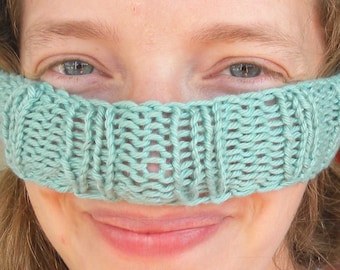 Neuswarmer/oorwarmer/hoofdbandpatroon, voor echt koude neuzen