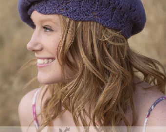 Soft, Cotton Hat PATTERN, the New Selina Hat- For Children and Adults, Inexpensive Gifts, Chemo Hat, Slouch, Beret