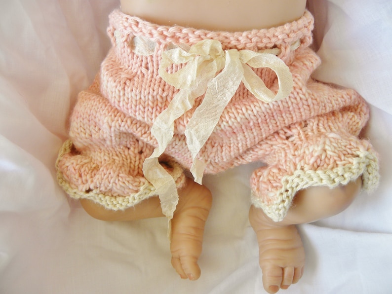 Baby Bloomersthe Gracie Ruffled Bloomers Knitting PATTERN in Etsy