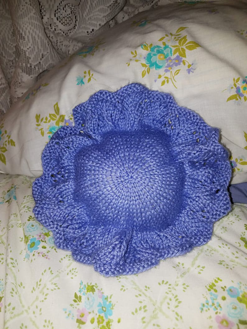 Gracie Wash Clothdoily Knitting Patterndownloadable File, Lace Knit