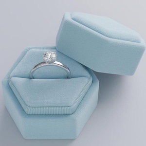 1 Carat Round Cut Lab Grown Diamond Ring: 14k Gold Solitaire Engagement Ring