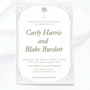 wedding invitation, wedding invite, beach wedding invitation, coastal wedding invitation, tropical wedding invitation, invitation suite,