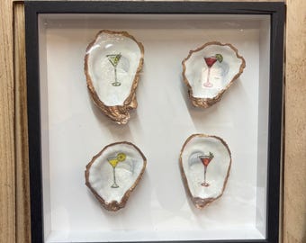 martini oyster shadow box