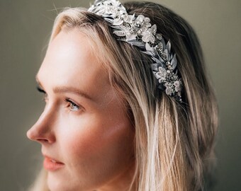 Giselle leaf headpiece