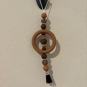 Car Charm - Brown Leopard