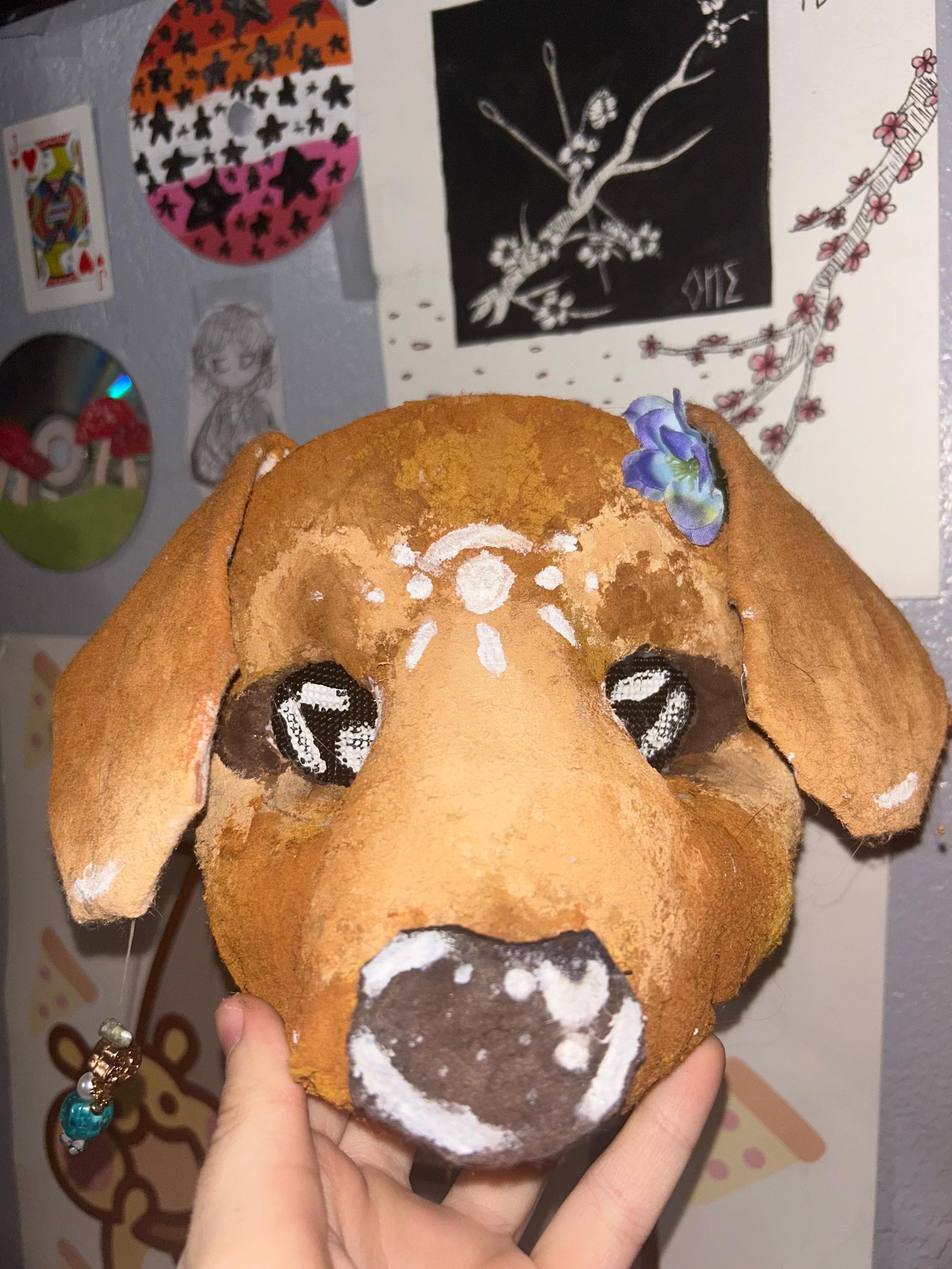 Golden Retriever Therian Mask