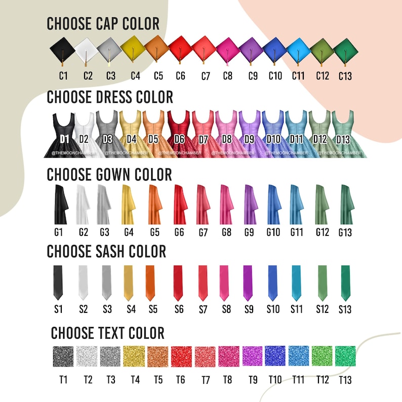 Color Code For Graduation Personalized Graduation Cake Topper, Custom Graduation Cake Topper ...
