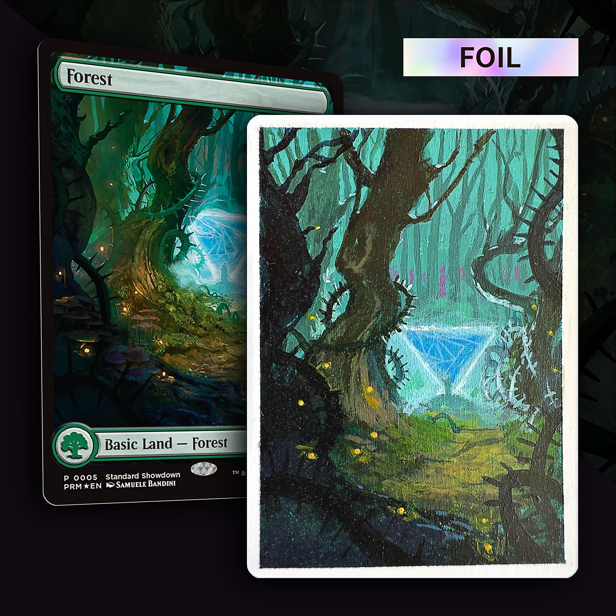 MTG 森　AP アーティストプルーフ　 Forest MTG 森 AP アーティストプルーフ Forest MTG Magic AP Artist