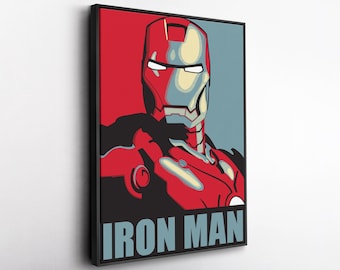 Iron Man The Hope Canvas Wall Art Home Decor Framed Poster Print