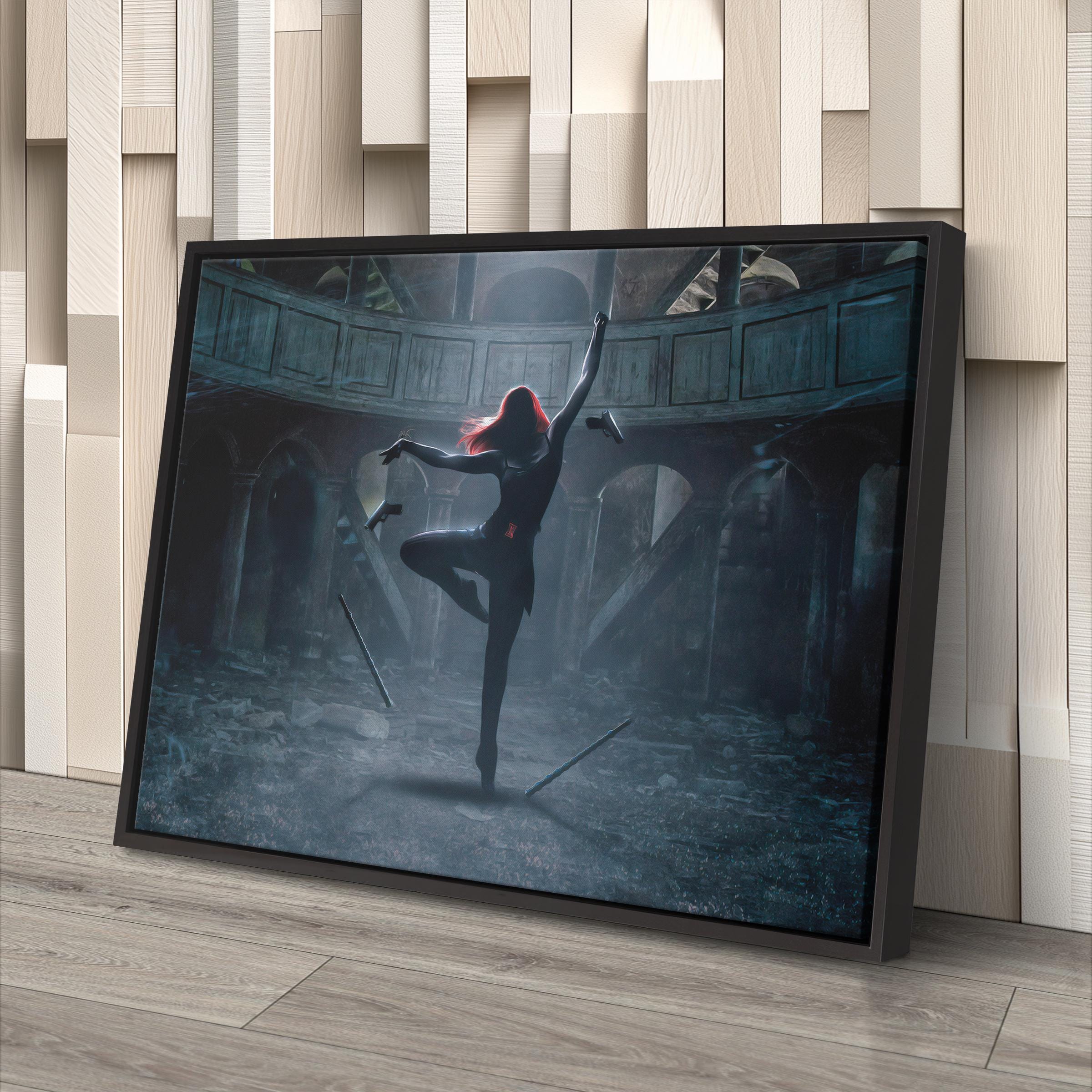 Black Widow Poster Marvel Canvas Wall Art Home Decor Framed Poster ...