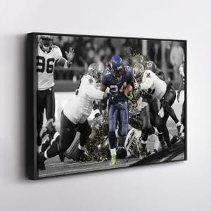 The Beast Quake Seattle Seahawks Canvas Wall Art Home Decor Framed Poster Print