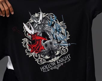 T-shirt Hollow Knight Boss | Vêtements du Panthéon le plus saint | Cadeau de jeu Metroidvania