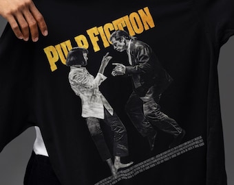 Sudadera de la película Pulp Fiction / Camiseta de Mia Wallace y Vincent Vega / Sudadera con capucha con cita de Jules Winnfield