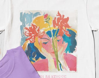 Matisse Inspired Flower Shirt | Comfort Colors Art History Top