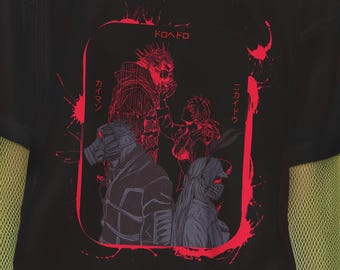 カイマンとニカイドウのドロヘドロパーカー | ダークファンタジーストリートウェア | The Hole Apparel