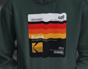 Sweat-shirt rétro Kodak Film | chemise photographique vintage 35 mm | Cadeau appareil photo analogique